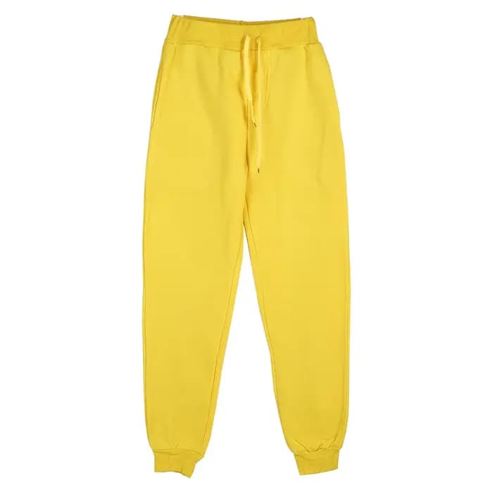 2025 automne/hiver Joggers pantalons de survêtement hommes et femmes taille élastique perdre pantalons décontractés blanc beige rose jaune hommes pantalons de survêtement
