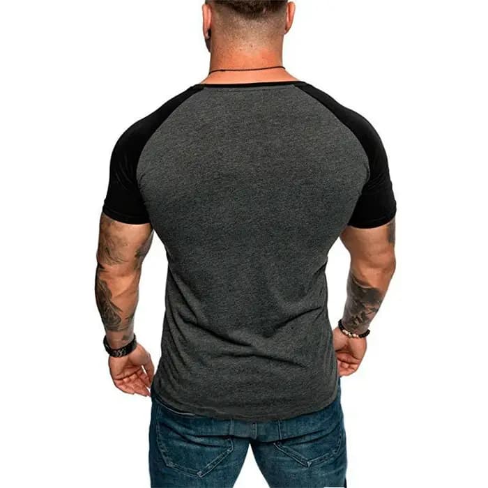 Nouveaux hommes T-Shirt à manches Raglan