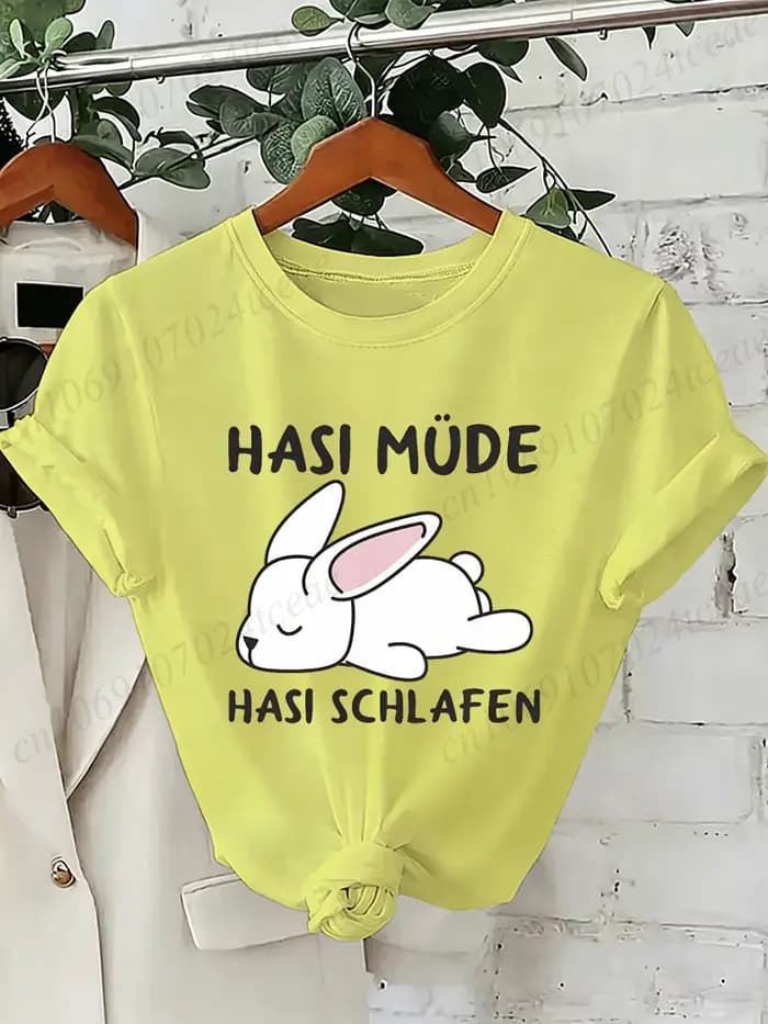 T-shirts « Bunny Is Tired » – T-shirt graphique « Lazy