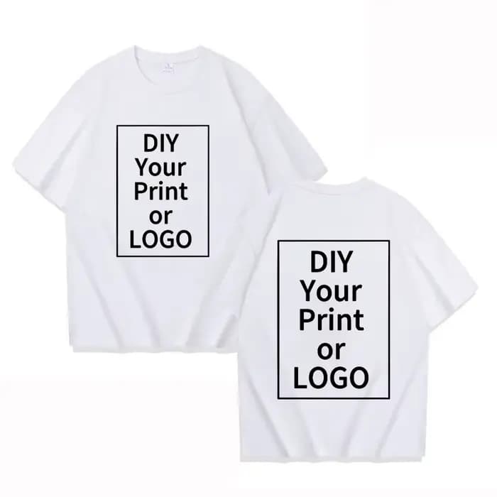 Nouveau t-shirt personnalisé concevoir votre propre texte de Photo traitement d'image professionnel à manches courtes hommes femmes t-shirts personnalisés cadeaux