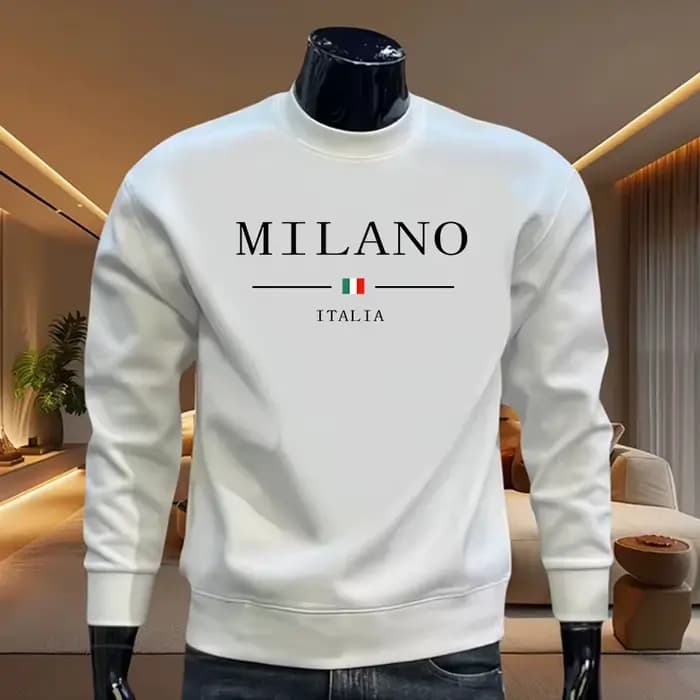 Sweat à capuche imprimé pour homme