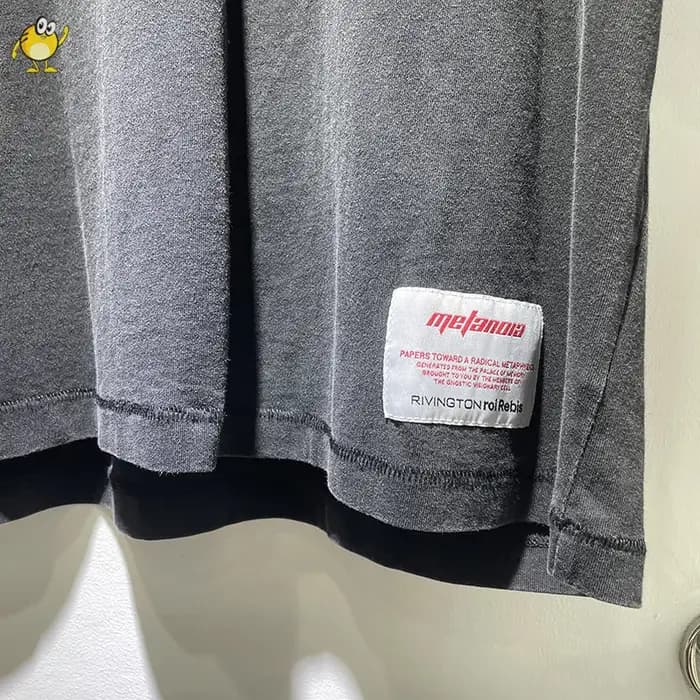 Vintage lavé RRR123 t-shirt hommes femme meilleure qualité ample Hip Hop mode classique tout-match décontracté à manches courtes