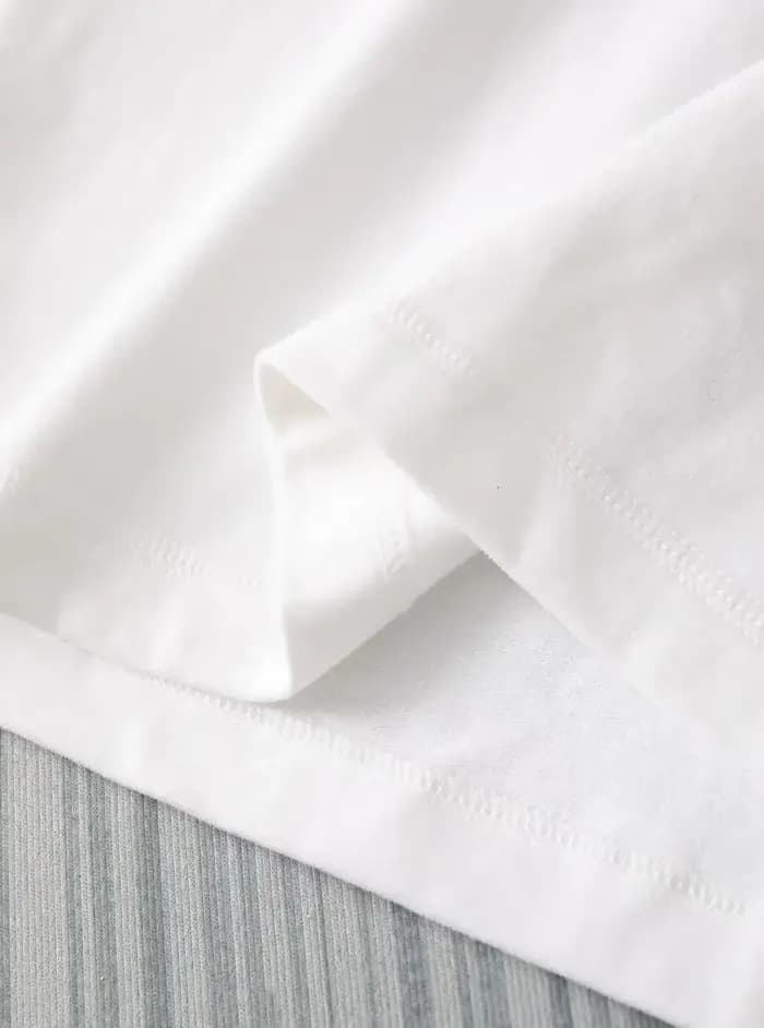 T-shirt confortable et tendance à rayures tomate