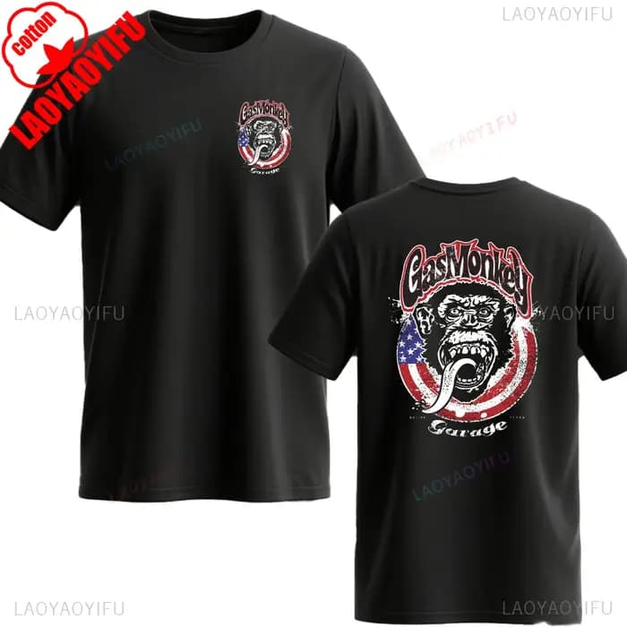 T-shirt double face Amazing Essential Gas Monkeys Garage pour homme