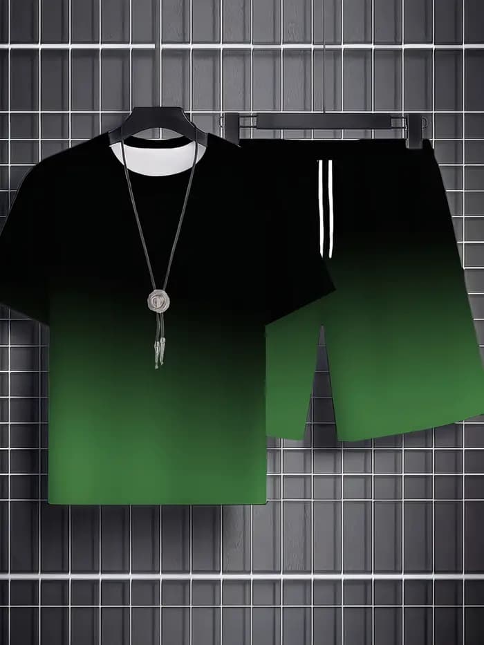 Ensemble T-shirt et short d'été pour homme