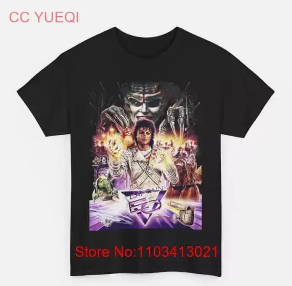 T-shirt unisexe en coton, Michael Jackson services.com EO, 1986