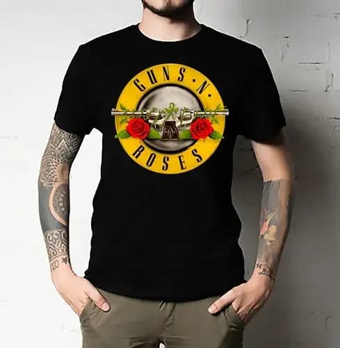 T-shirt GUNS N ROSES, tee-shirt Hard Rock déchiré, GnR Slash Axl Rose, pour hommes adultes, neuf