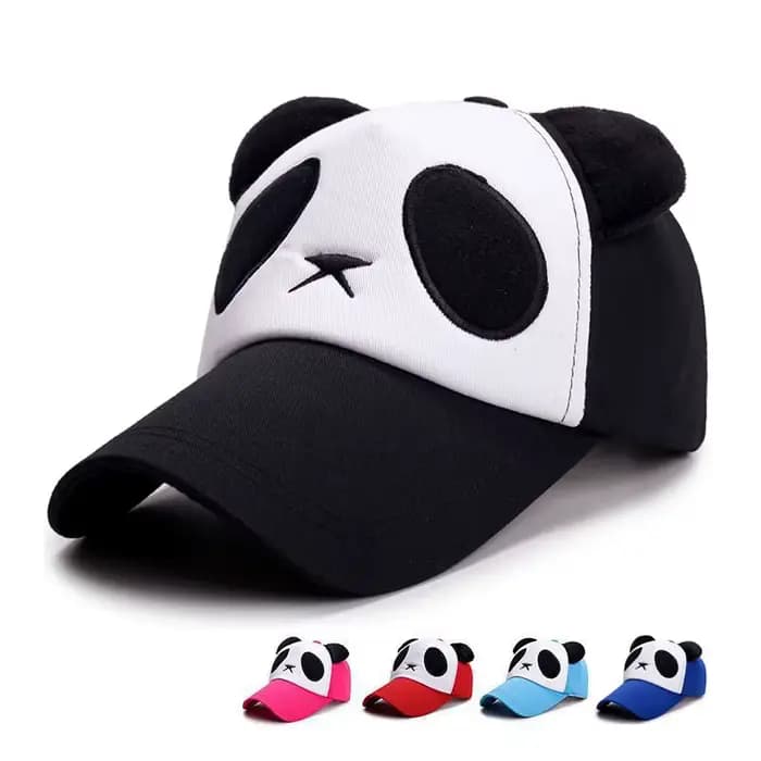 Casquettes de Baseball Panda mignon d'été pour hommes femmes coton Hip Hop Snapback chapeaux Protection solaire garçons filles en plein air Gorras livraison directe