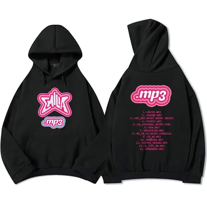 Hommes vêtements MP3 Emilia Mernes sweats à capuche impression graphique