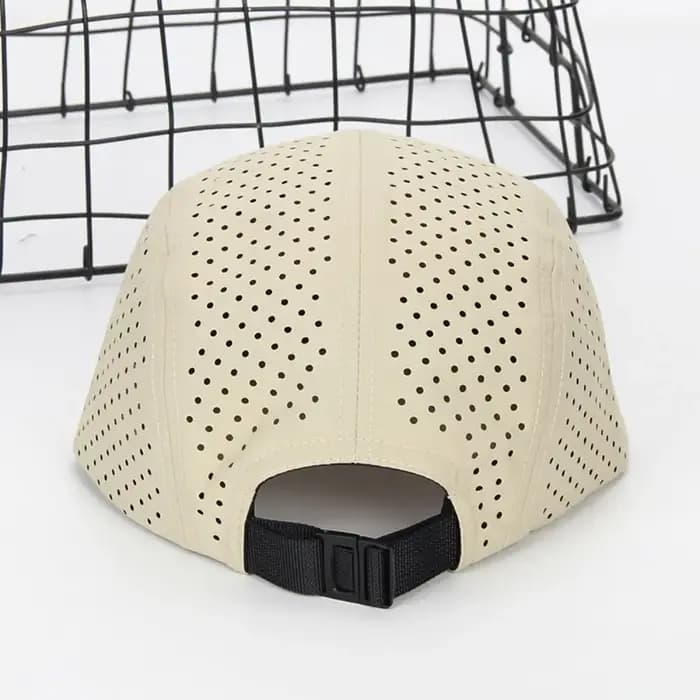 Casquette de baseball ventilée à séchage rapide, casquette de sport souple à 5 panneaux, protection UV, imperméable, chapeau de soleil pour le cyclisme