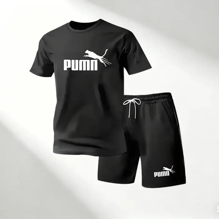 Offre Spéciale 2026 – Ensemble T-shirt et Short de Sport pour Homme, Col Rond, Manches Courtes, Séch