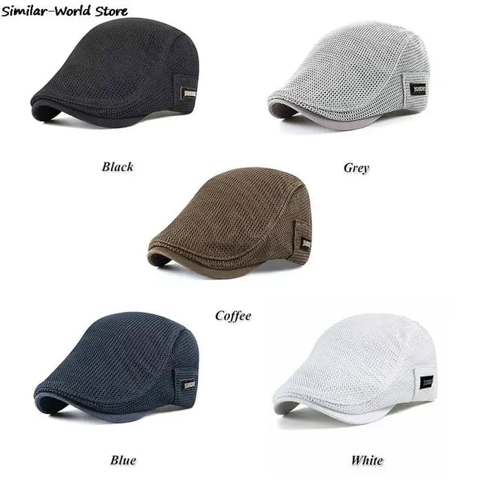 Casquette de baseball en maille respirante pour hommes