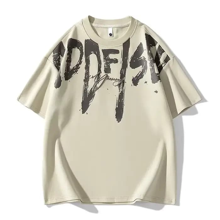 T-shirt à manches courtes épais style américain pour homme