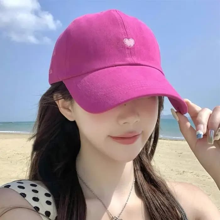 Casquette de baseball à visière ouverte pour femme