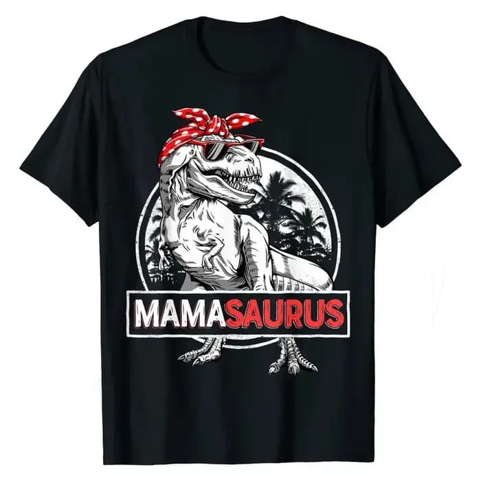 Nouveau T-shirt PAPASAURUS 2026 – T-Rex Papa Saurus Dinosaure pour Homme – Coton Classique – Hauts pour Garçon – Streetwear Tendance et Original
