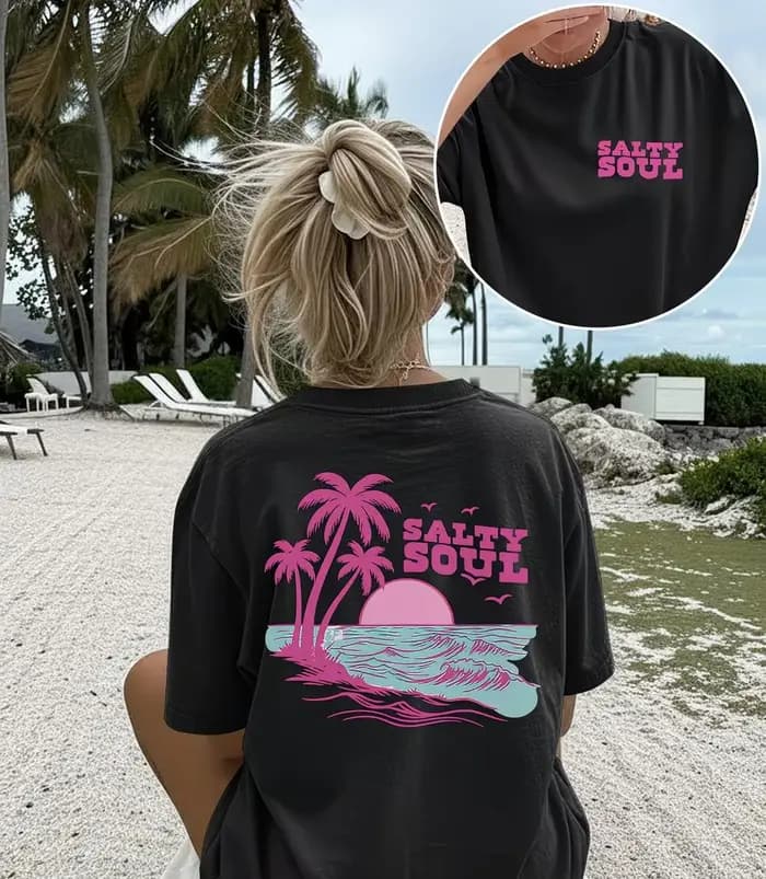 T-shirt graphique Salty Soul tendance