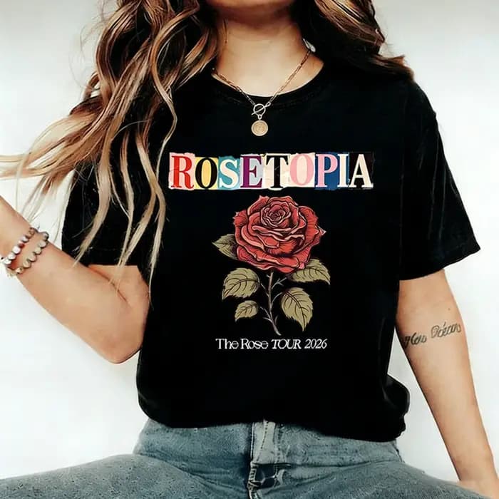 T-shirt confortable The Rose Rosetopia Tour 2026