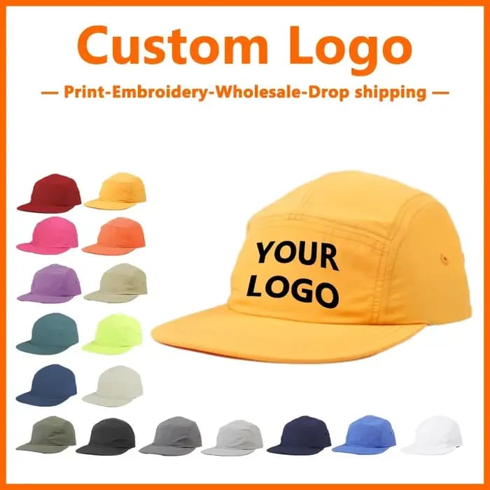 Chapeau de Baseball avec Logo Brodé Personnalisé pour Homme et Femme