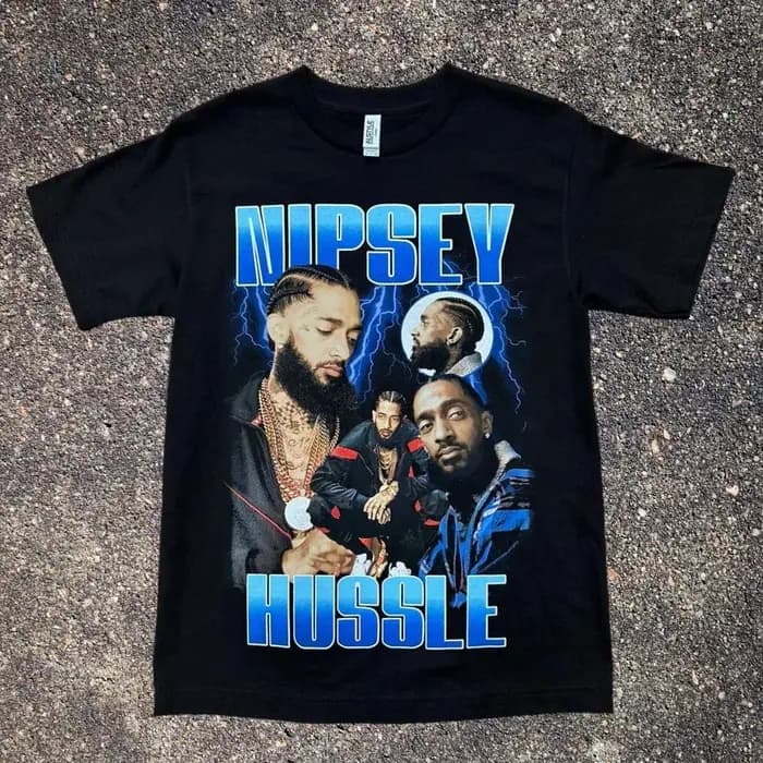 Nipsey Hussle T-Shirt graphique Vintage été nouveau haut à manches courtes en coton pour hommes et f