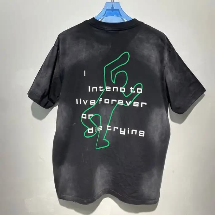 Vêtements pour hommes et femmes, t-shirt à manches courtes décontracté, style délavé, imprimé abstrait.