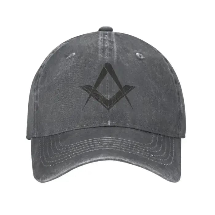 Casquette de Baseball personnalisée en coton avec symbole franc-maçon pour hommes et femmes, chapeau
