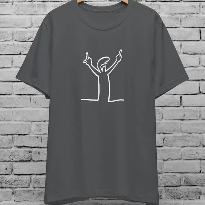 Angry La Linea T-Shirt unisexe pour hommes femmes la ligne Osvaldo Vintage cadeau drôle années 80 dessin animé été décontracté confort coton t-shirts