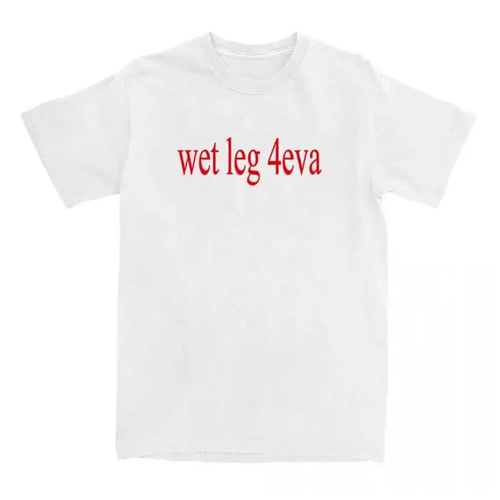 Jambe humide 4eva graphique t-shirts coton été hommes femmes T-shirt mode chanteur impression T-shir