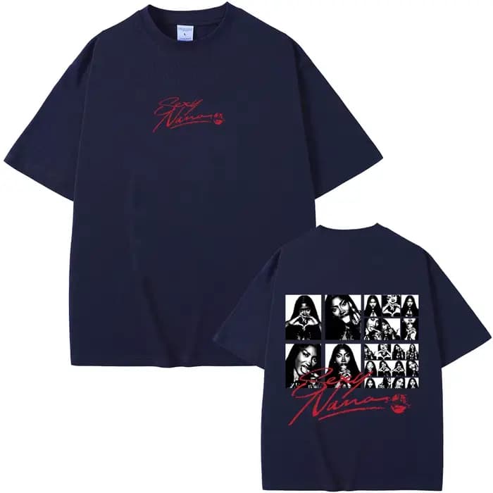 T-shirt graphique sexy Nana du rappeur Aya Nakamura, pour hommes et femmes, mode hip-hop, musique pop, t-shirts décontractés en coton surdimensionnés pour hommes