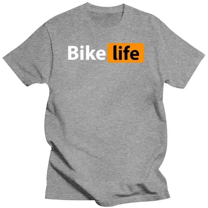 Bicicletas Life Hub Logo hommes T-Shirt marque de mode grande taille col rond