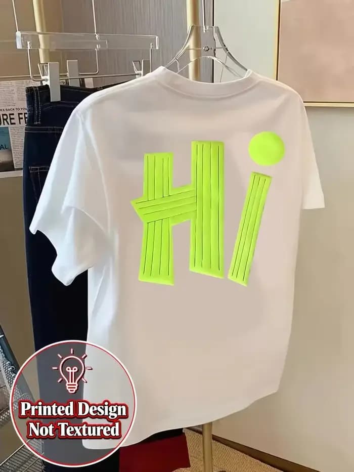 T-shirt à manches courtes avant et arrière - Hi