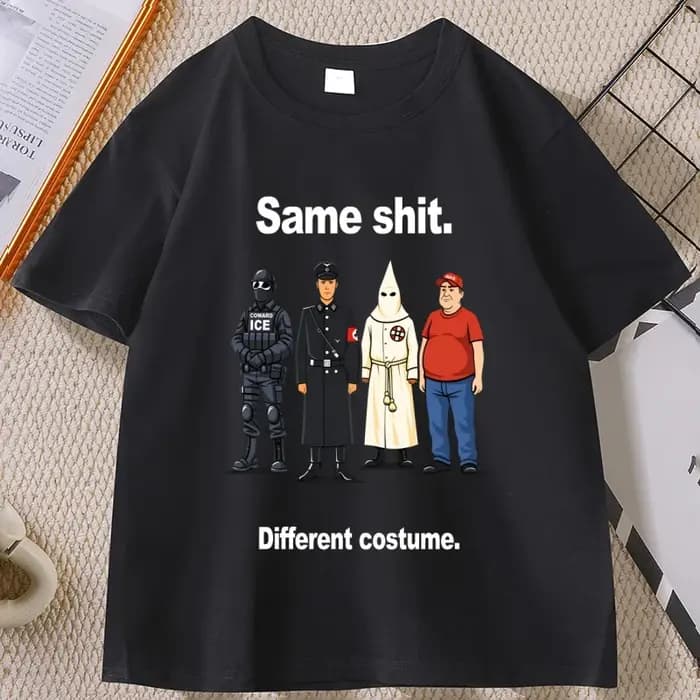 T-shirt « Same Shit Different Costume », T-shirt politique anti-Trump, T-shirt graphique amusant pou