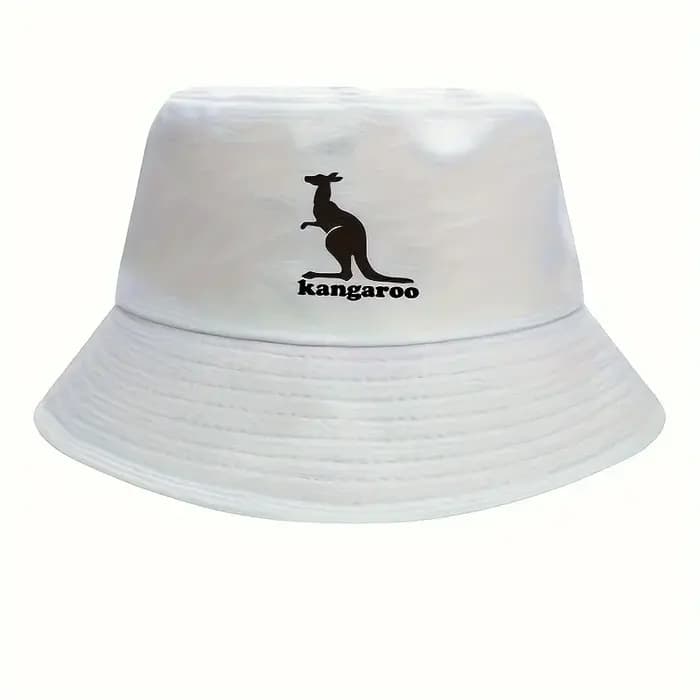 Chapeau kangourou imprimé animal pour hommes et femmes, 100% coton, protection solaire, respirant, léger, mode, E27