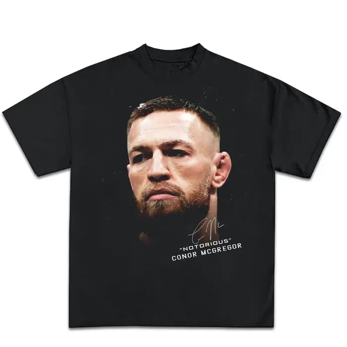 T-shirt vintage imprimé Conor McGregor pour homme