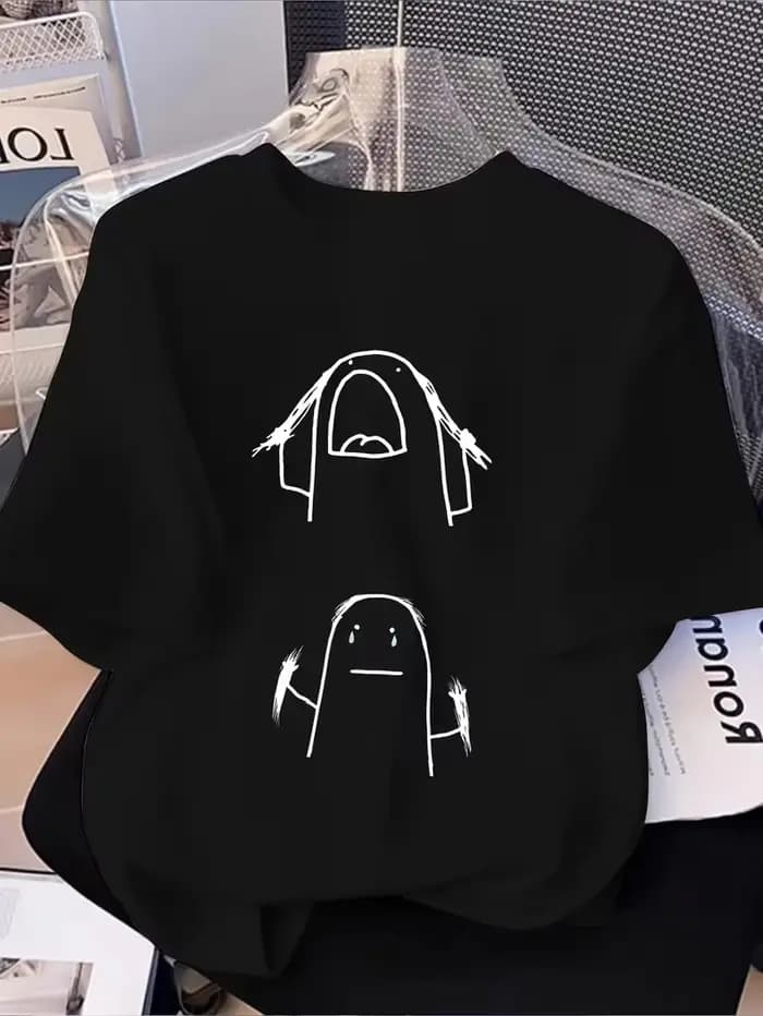T-shirt graphique amusant et original