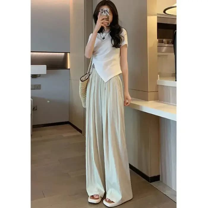 Pantalon blanc Yamamoto pour femme