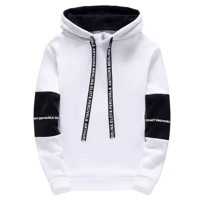 Sweat à capuche pour hommes à manches longues impression décontractée avec lettre sweats nouveau pri