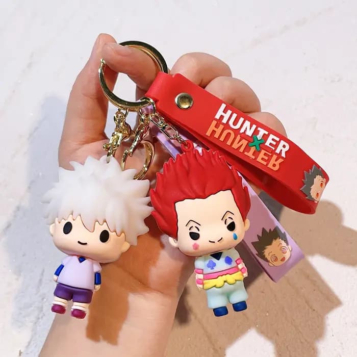 HUNTER X HUNTER Figure porte-clés Anime dessin animé GON · FREECSS poupée pendentif porte-clés voiture porte-clés accessoires bijoux enfants jouet cadeaux