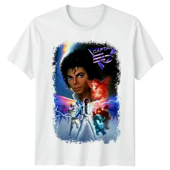 T-shirt inspiré de l'affiche du film Captain EO (1986)