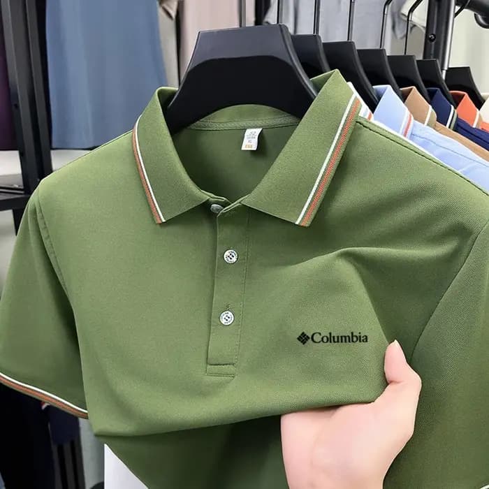 Polo haut de gamme avec broderie de lettres