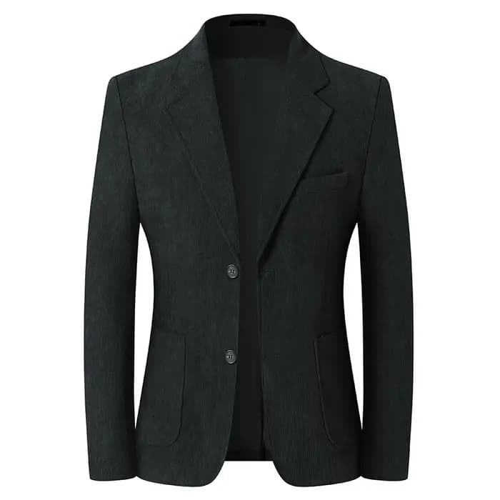 Blazer Hombre haute qualité hommes à la mode veste en velours côtelé affaires décontracté Banquet Social costume formel