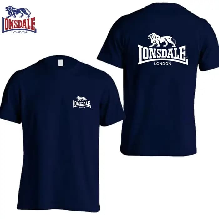 T-shirt d'été à manches courtes avec logo LONSDALE pour hommes
