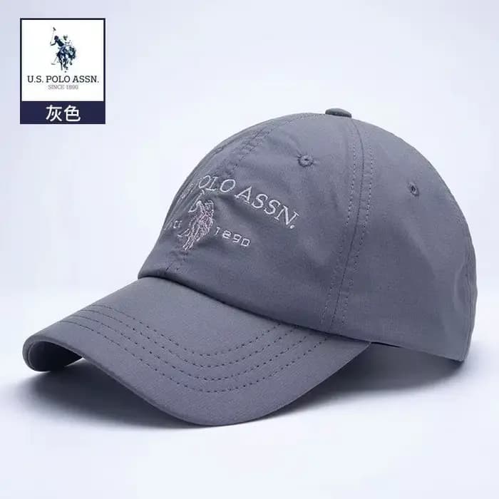Casquette de baseball US Polo Assn à séchage rapide pour hommes et femmes, chapeau décontracté à bor