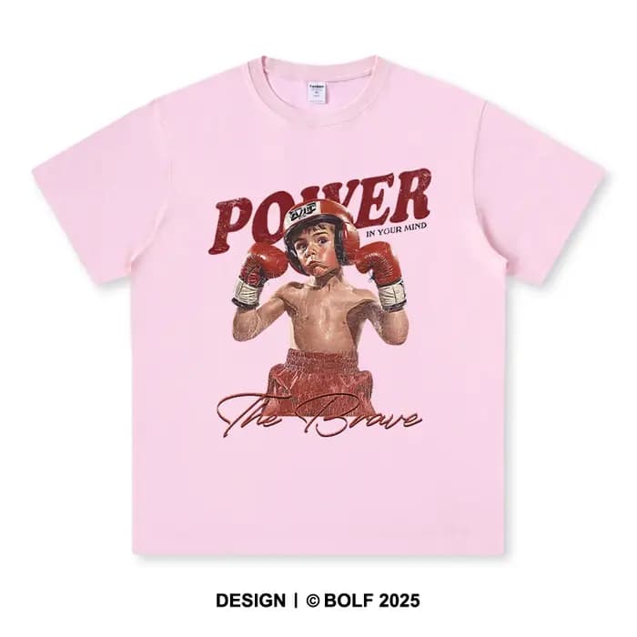 Boxe Gym Boy imprimé hommes femmes T-Shirt 100% coton surdimensionné graphique hauts t-shirts pour l'été