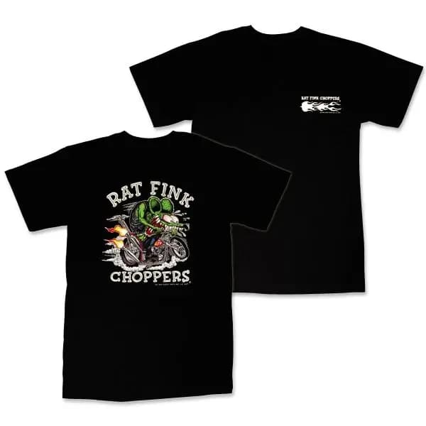 T-shirt en coton à motif graphique 2026 Motorcycle Rat Monster Vintage Modified Car Culture pour Hommes et Femmes