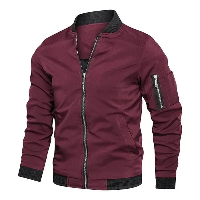 Veste bombardier légère et décontractée pour homme