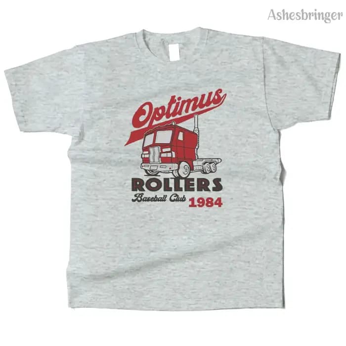 Hommes coton Optimus rouleaux graphique drôle t-shirt rue Style décontracté