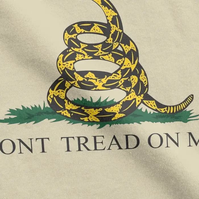 Hommes femmes T-Shirts ne marchez pas sur moi liberté américaine ou mort loisirs pur coton