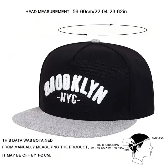 BROOKLYN lettre brodée casquette snapback hommes mode coton % chapeau ajusté sports de plein air loisirs chapeaux hip hop casquettes de baseball