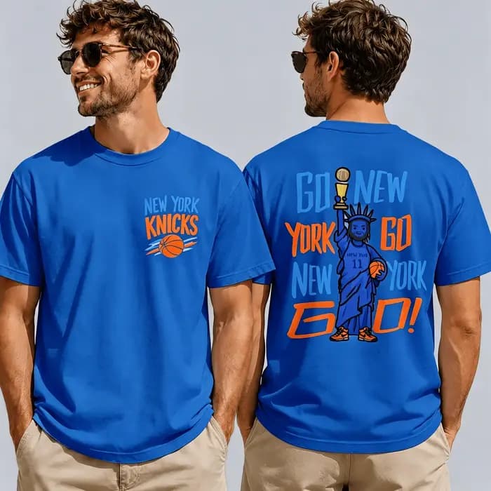 T-shirt graphique Jalen Brunson New York NY-Knicks Go pour hommes et femmes