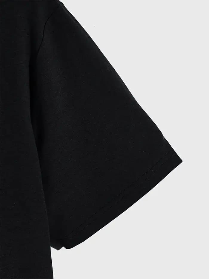 T-shirt Homme Été 2026 Imprimé Cerise et Café – Style Décontracté et Tendance